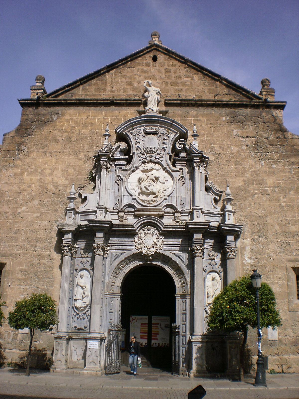 Templo sede - Portada San justo Hermandad de los Estudiantes - Granada