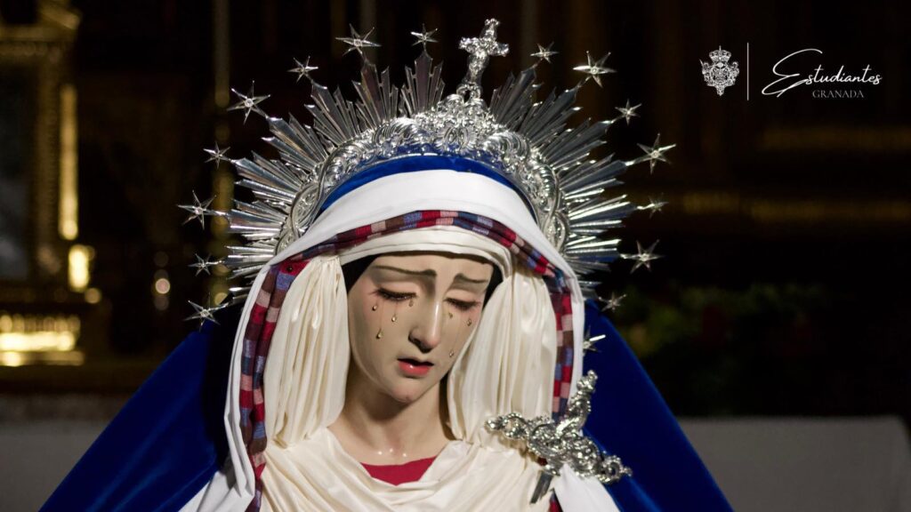 María Santísima de los Remedios ataviada de Hebrea - Granada - Hermandad de los Estudiante de Granada